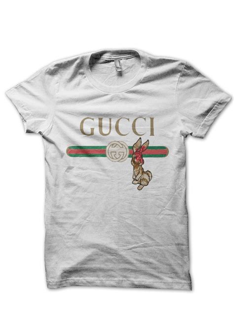 gucci rabbit tshirt|Gucci t shirts men's.